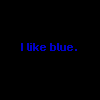 i like blue