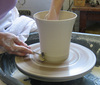 A pottery lesson!