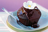 Double-chocolate cupcake