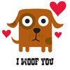 I woof you dog