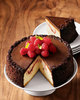 Raspberry Truffle Cheesecake