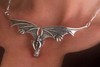 gothic dragon necklace