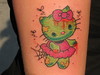 Zombie Hello Kitty Tattoo