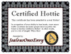 Hottie certificate