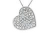 Carat Diamond Gold Heart Pendant