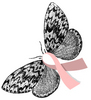 Butterfly Pink Ribbon