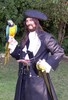 A pirate costume