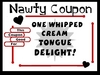 a naughty coupon