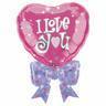 Love on balloon wid bow for u