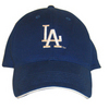 a Dodger cap