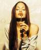 A kiss from Angelina Jolie