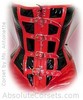 Red&amp;black PVC -corset