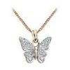 Diamond Butterfly Pendant