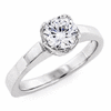 14k w/Gold Designer Diamond Ring