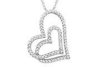 1 Carat D-heart Diamond Pendent