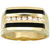 Gold and Diamond ring for him