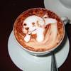 a cup of puppy coffee
