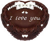 I Love You Chocolate Cake