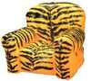 inflatable tiger-print chair