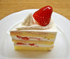 Strawberry cake dessert (∀`●