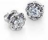 24k platinum diamond earrings 