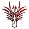 Red Tribal Dragon