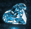 Heart Shaped Blue Diamond