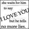 No more lies...='[