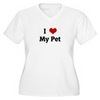 I &lt;3 My Pet T shirt